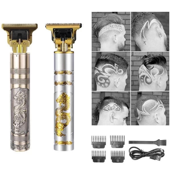 Maquina de Barbear cortar cabelo Aparador Profissional barbeador acabamento Sem Fio Portátil Potente - Best Home & Living Store - Image 6