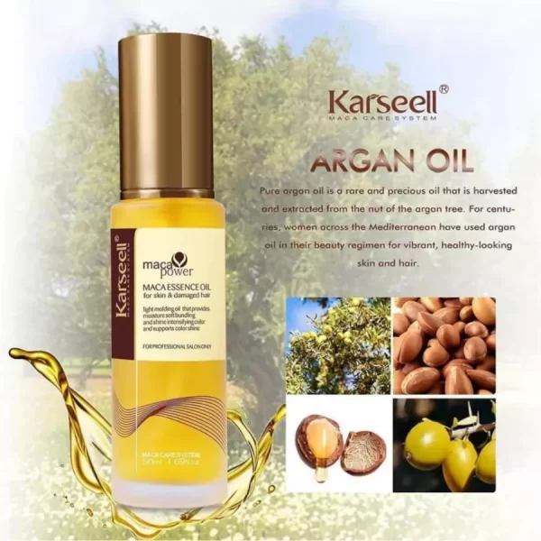 Kit Karseell Colagem Máscara Hidratação Profunda - Shampoo Condicionador e Óleo Kit 4 Unidades - Image 3