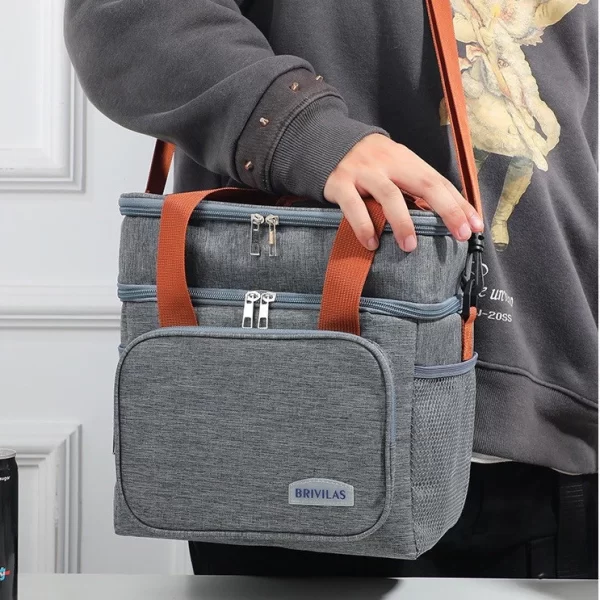 Bolsa Térmica Expansível de Grande Capacidade Para Piquenique Viagens ao Ar Livre na Praia - Image 8