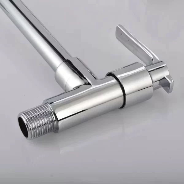 Inox Prata Torneira com chuveiro com rotação de 360° Cozinha Luxo Parede Promoção - Image 4