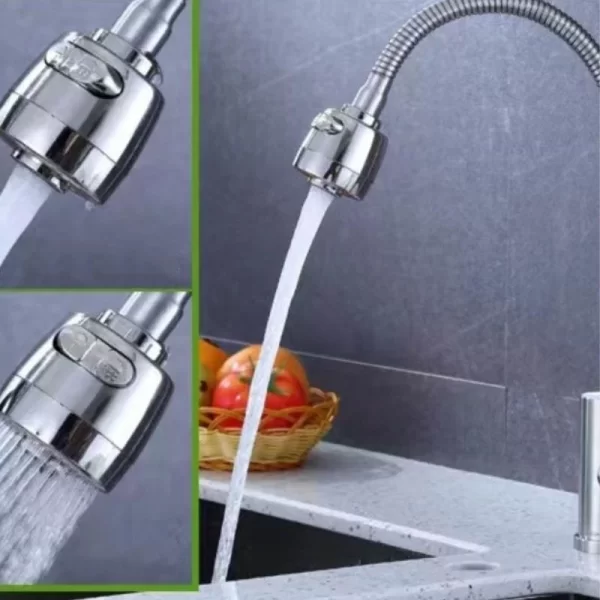 Inox Prata Torneira com chuveiro com rotação de 360° Cozinha Luxo Parede Promoção - Image 5