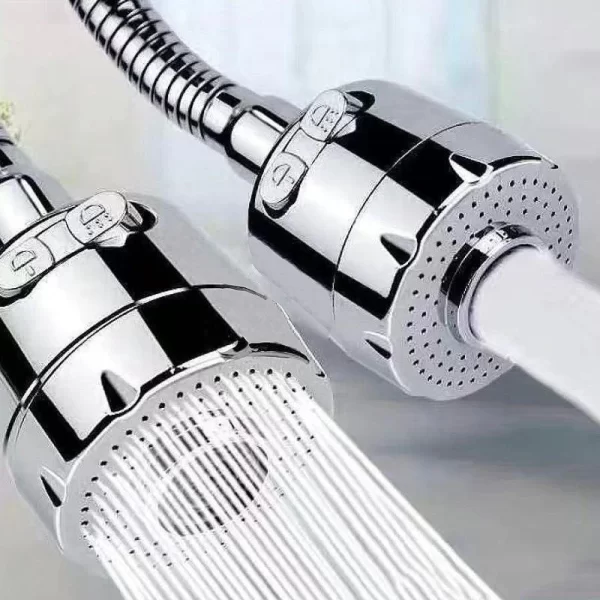 Inox Prata Torneira com chuveiro com rotação de 360° Cozinha Luxo Parede Promoção - Image 6